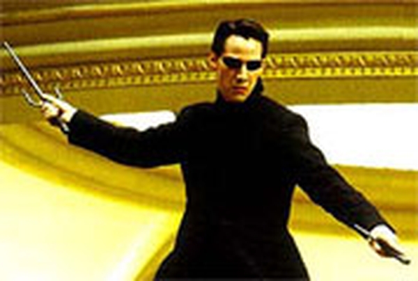 Reeves in The Matrix Reloaded