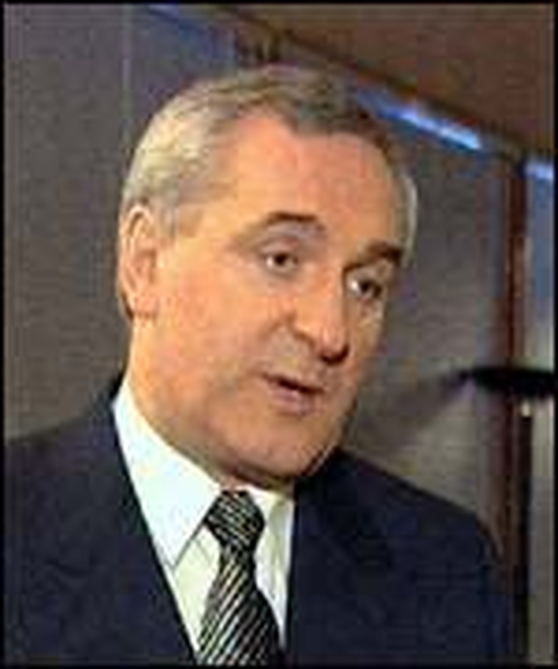 Bertie Ahern - Services the priority