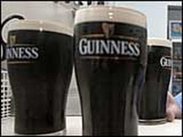 Guinness sales - Diageo sees 3% slump in Ireland