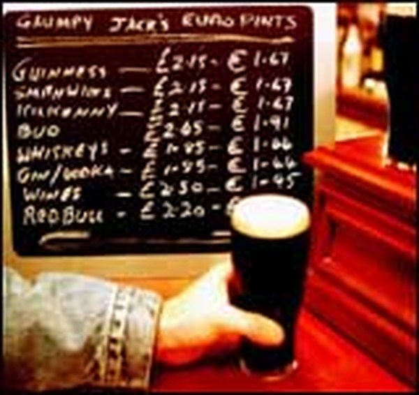 Guinness sales - Slow in Ireland and Britain