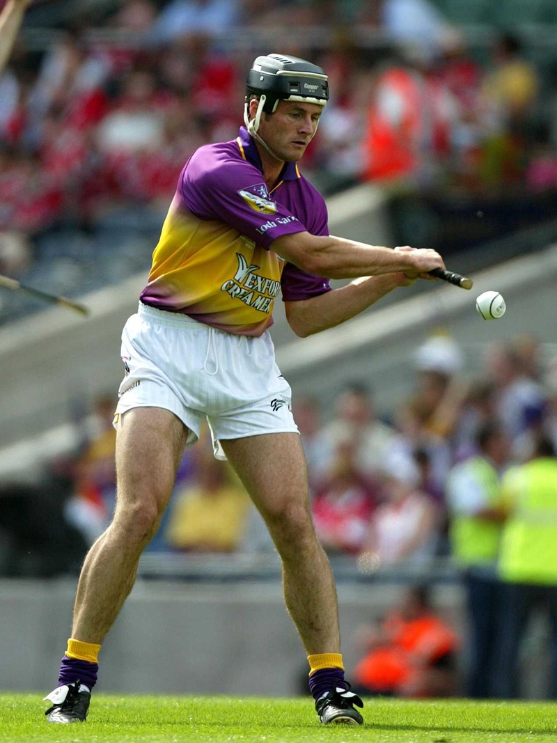 Wexford's Declan Ruth was shown the red card