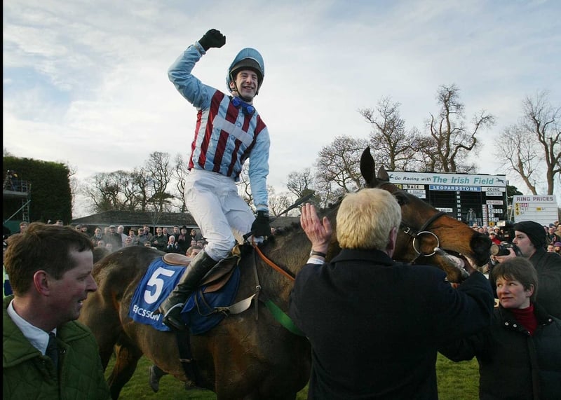 Former jockey Jim Culloty aboard Best Mate