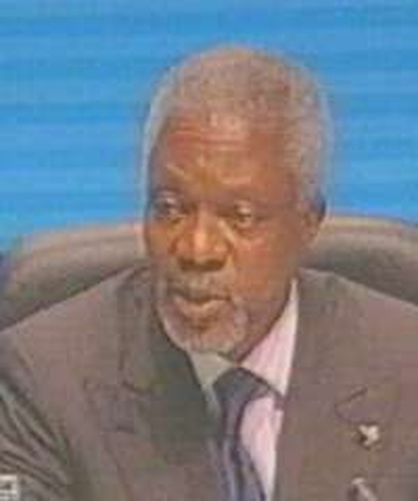 UN Secretary General - Kofi Anan