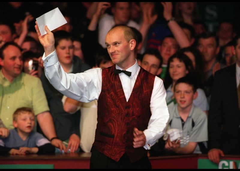 Peter Ebdon, victorious in tonight's second round encounter