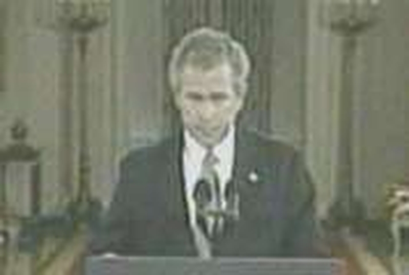 President Bush - Defends Iraq stance