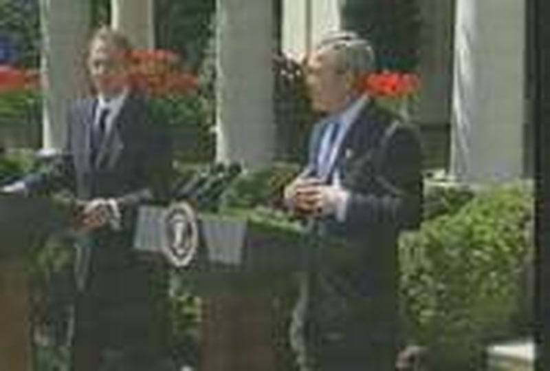 Bush and Blair - In Washington