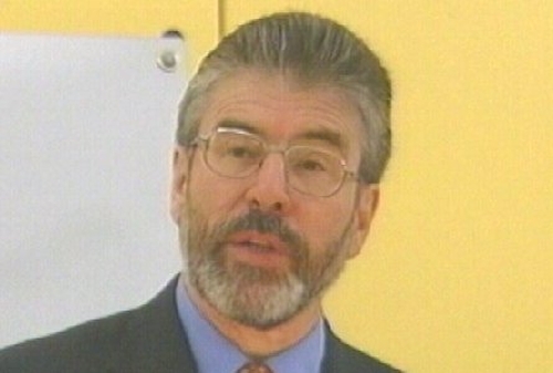Gerry Adams - Call for DUP position clarification
