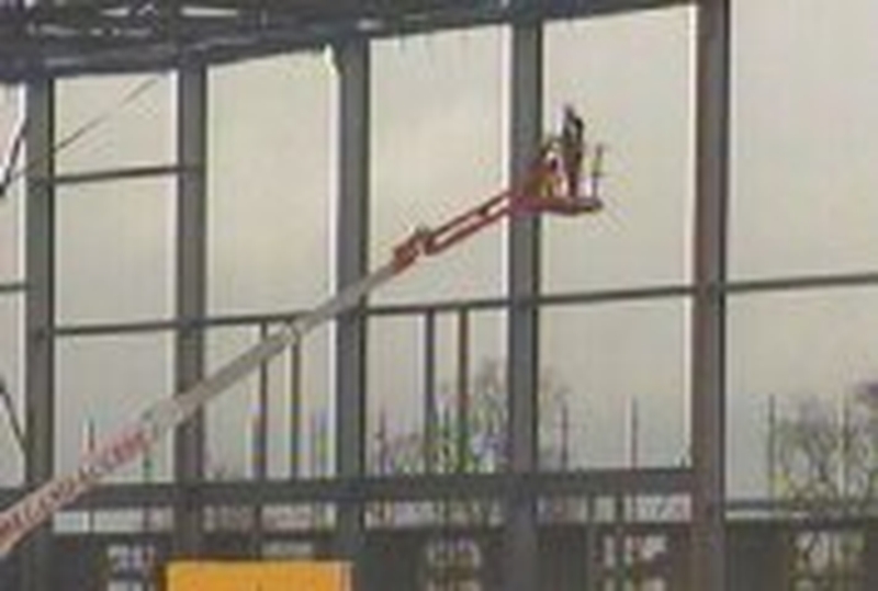 Citywest - Steel frame of convention centre