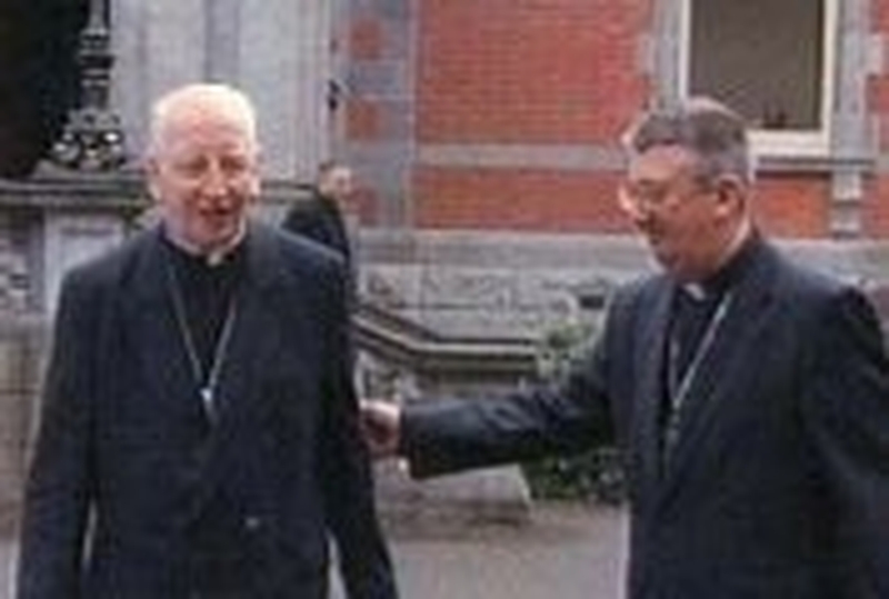 The old and the new - Cardinal Connell &amp; his successor Archbishop Martin