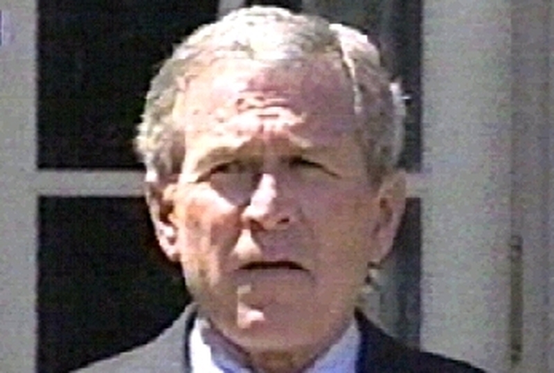 George W Bush - Fresh challenge after attack on US base