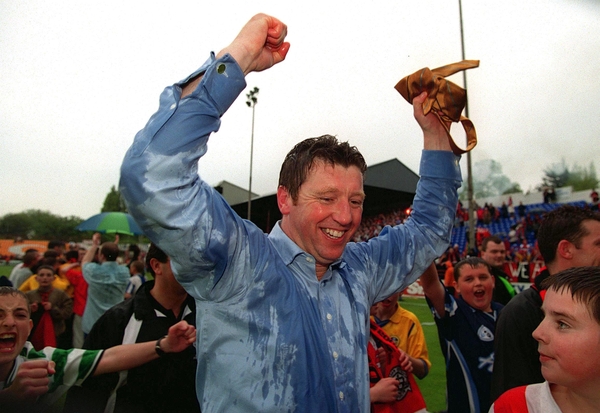 New Dublin City boss Roddy Collins was delighted to get back into Irish soccer with his side against St Patrick's Athletic last night