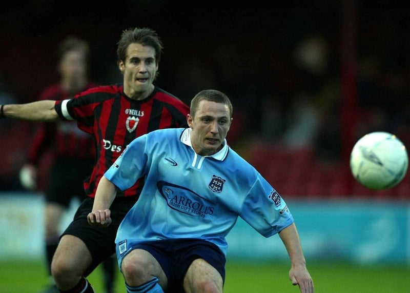 Gary O'Neill was instrumental in Dublin City's 3-1 win