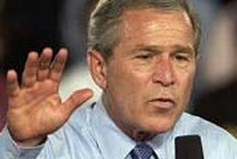 George W Bush - US a 'nation in danger'