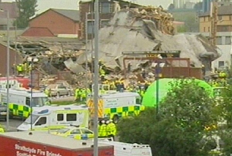 Glasgow factory blast - Four dead