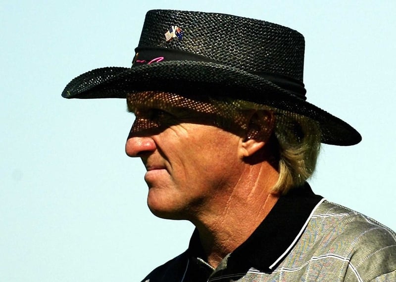 Two-time major winner Greg Norman played in the Presidents Cup three times