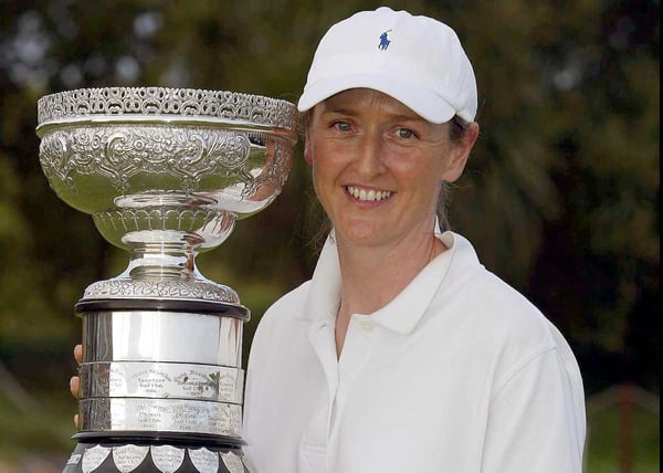Deirdre Smith, winner of the Lancome Irish Ladies' Close Championship.