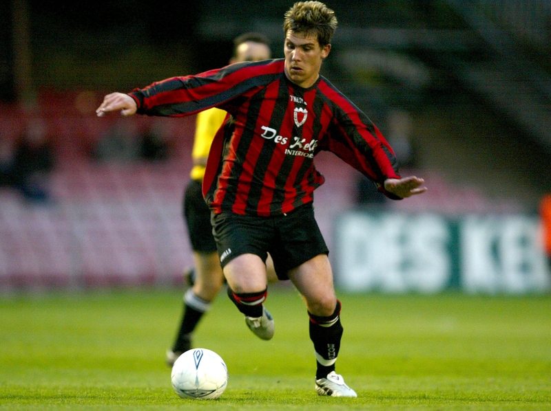 Bohemians' Robbie Doyle links up with the U-21 squad on Tuesday.