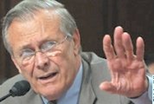 Donald Rumsfeld - Under increasing pressure