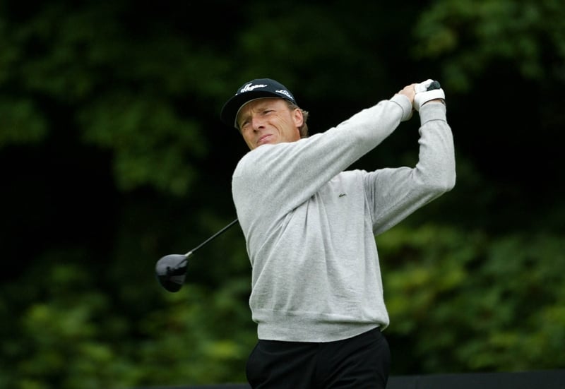 Bernhard Langer is two shots off the lead in Germany