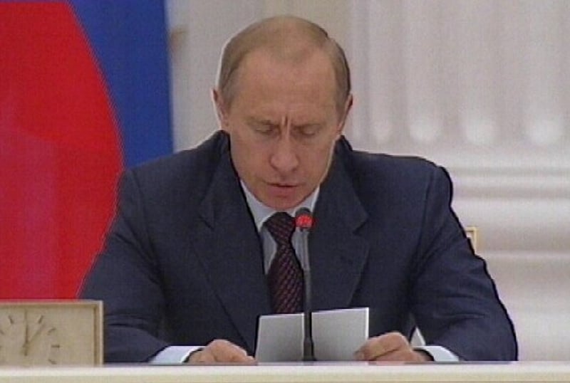 Vladimir Putin - Clamping down on NGOs