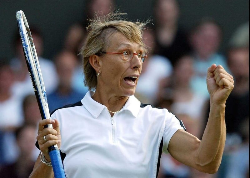 Nine-time Wimbledon champion Martina Navratilova