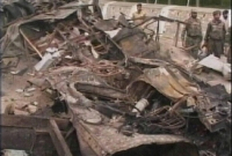 Srinagar - Landmine attack on bus