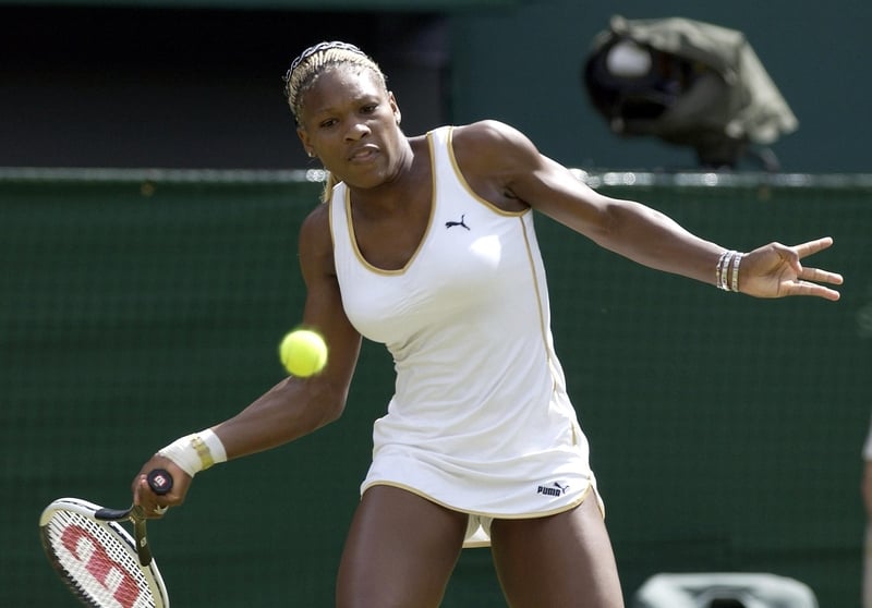 Serena Williams was defeated by Jennifer Capriati.