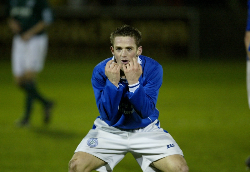Despite scoring twice, Finn Harps' Kevin McHugh ended on the losing side in tonight's north-west derby