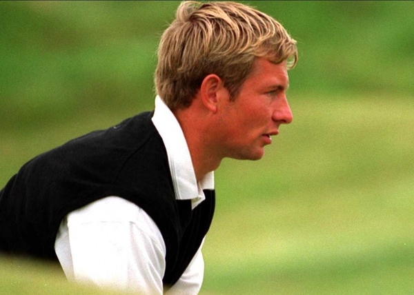 Noel Fox: a shock exit from the Irish Close Championship today