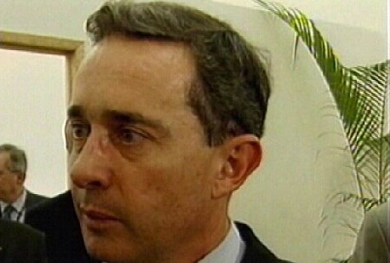 Alvaro Uribe - Wins second term