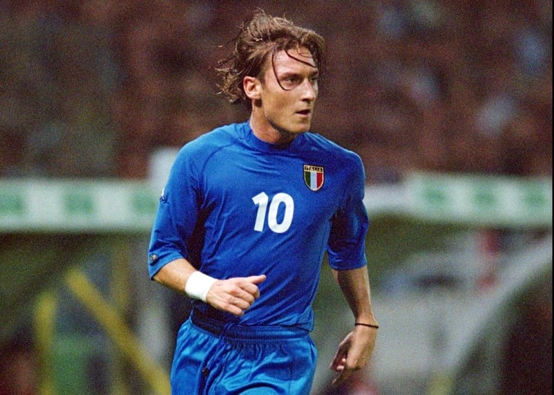 Francesco Totti often struggled to replicate the form he displayed at club level on the international stage