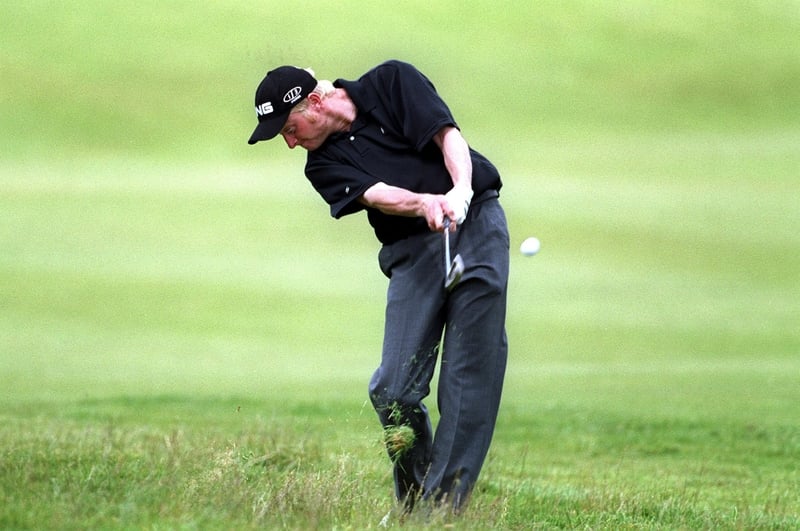 Simon Dyson has a share of the lead