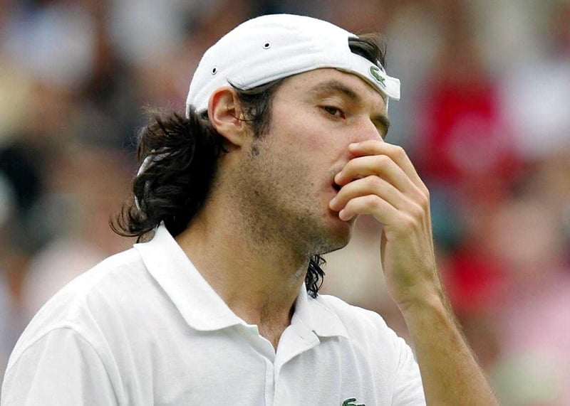 Sebastien Grosjean was the most comfortable winner in the men's draw this morning