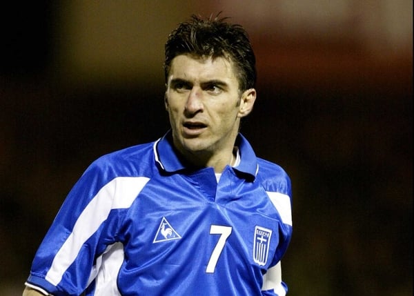 32-year-old AEK Athens midfielder Theo Zagorakis - chosen as UEFA's player of the tournament