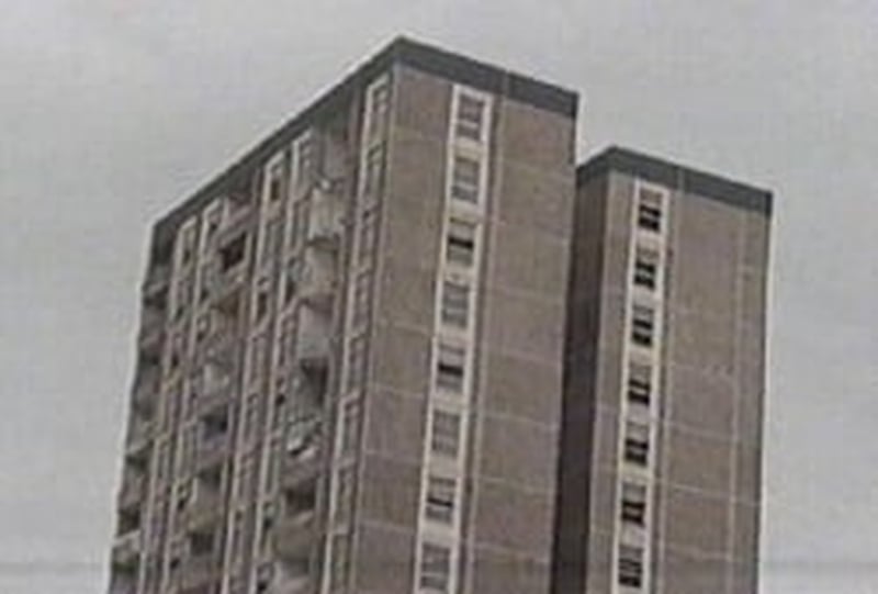 Ballymun - Demolition underway