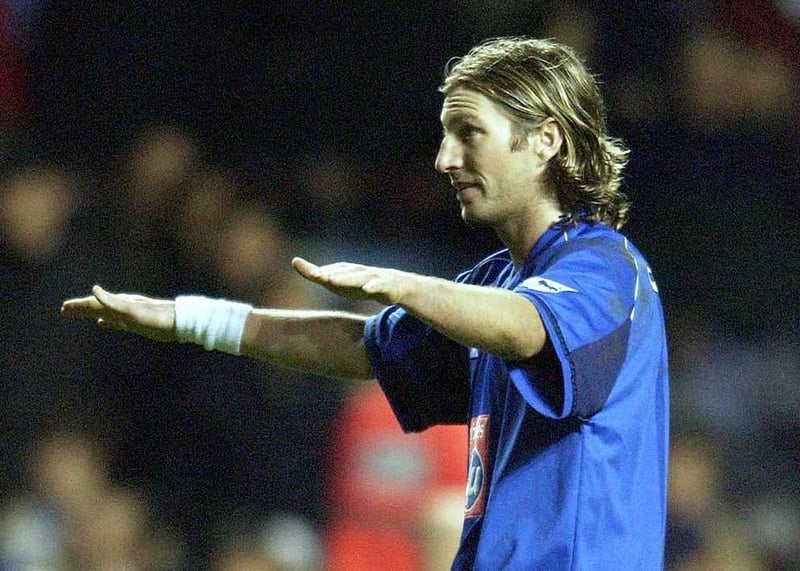 Robbie Savage was sent off for Blackburn Rovers this afternoon