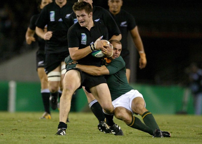 Richie McCaw was among the try scorers for New Zealand