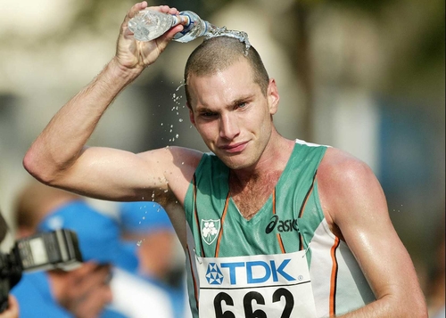 Jamie Costin's World Championships came to a disappointing end in Osaka today