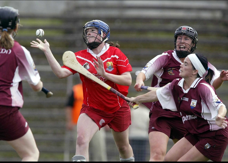 Emer Watson scoring Cork's first goal