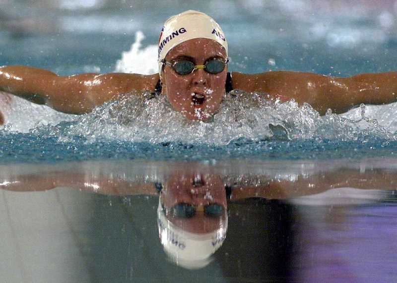 Petria Thomas - played a vital role in Australia's relay gold medal win