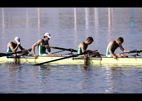 The quartet became the first Irish crew to win the World Cup series