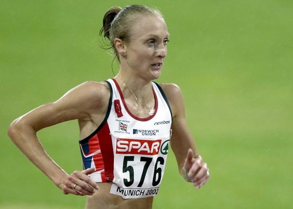 Paula Radcliffe gave birth less than ten months ago