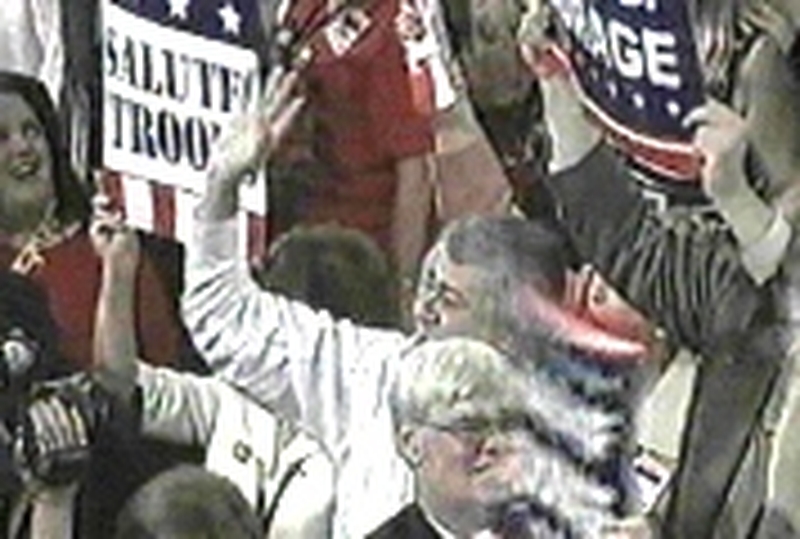 Republican convention - Tributes to President Bush