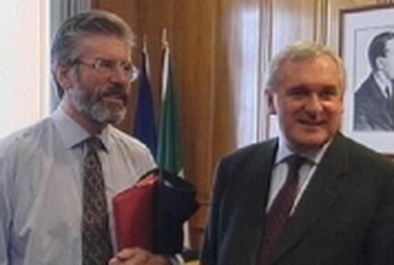 Adams &amp; Ahern - Meeting before Leeds Castle talks