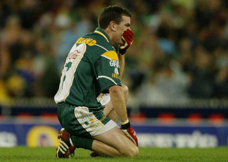 Padraig Joyce's late goal helped Galway climb to the top of Division 1B