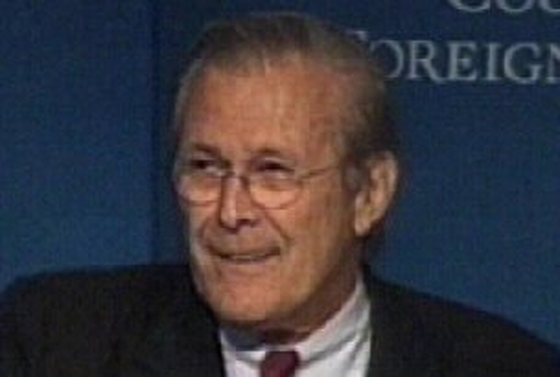 Donald Rumsfeld - Says budget increase justified