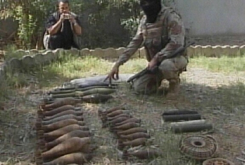 Sadr City - Weapons gathered