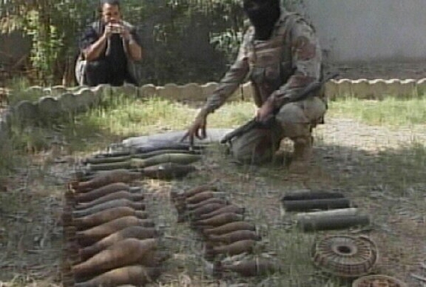 Sadr City - Weapons gathered