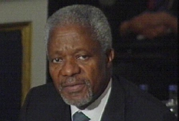 Kofi Annan - Warning of food shortages in Sudan
