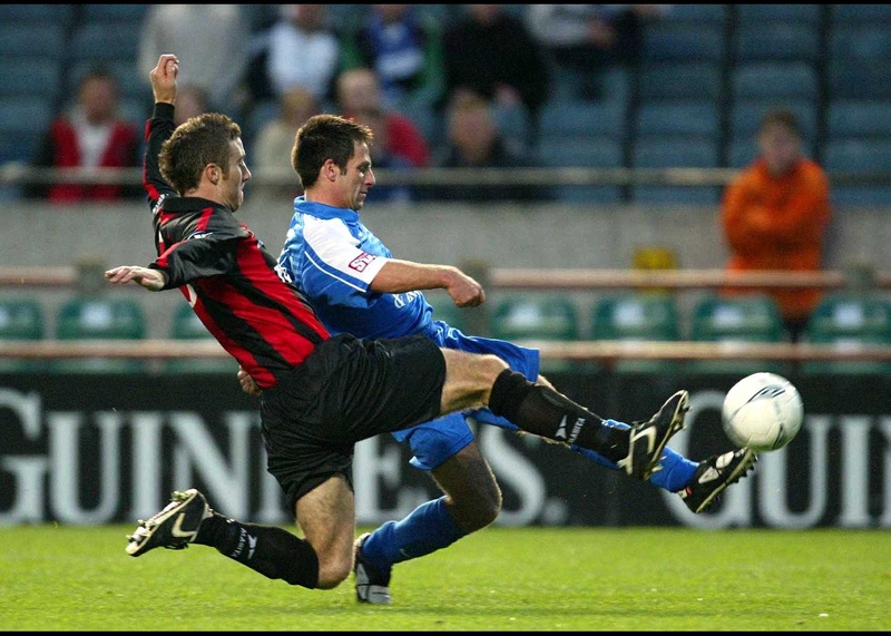 Willie Bruton's goal, pictured above, was not enough to beat Longford